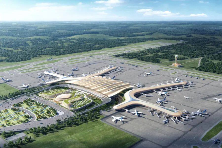 高明機場最新進(jìn)展，自然美景之旅的新起點