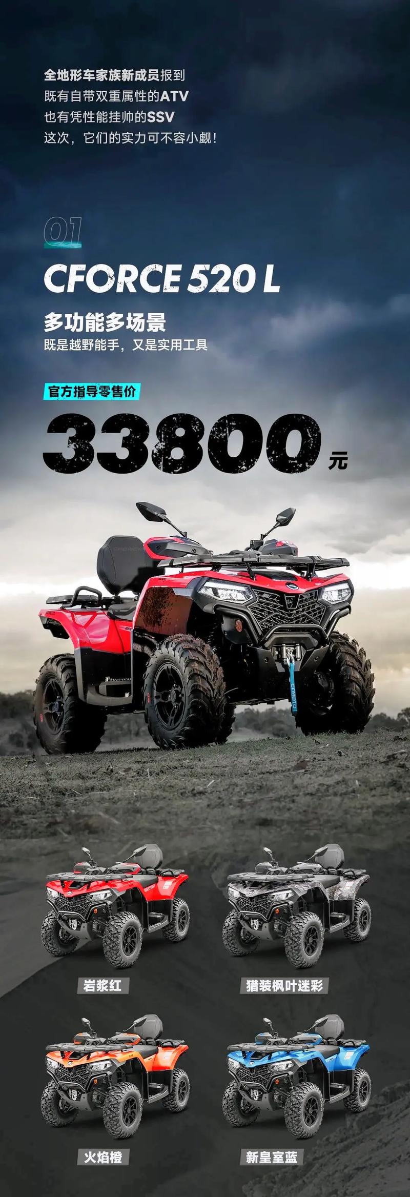 最新全地形車，越野的極致體驗